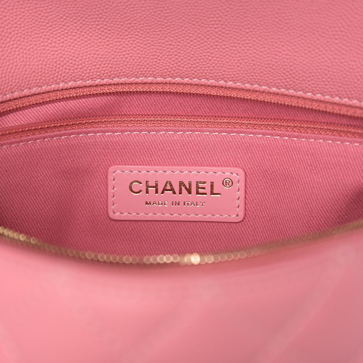 Caviar Quilted Small Coco Handle Flap Light Pink