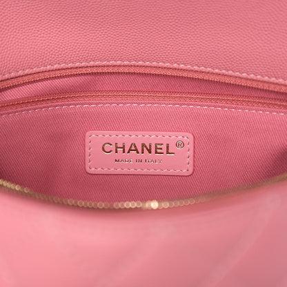 Chanel Caviar Quilted Small Coco Handle Flap Light Pink 5 of 10