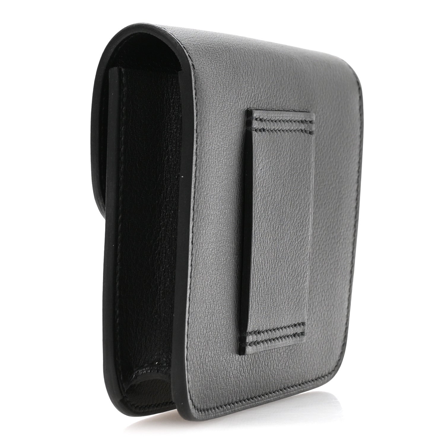 Hermes Evergrain Lizard Constance Slim Wallet Black 4 of 9