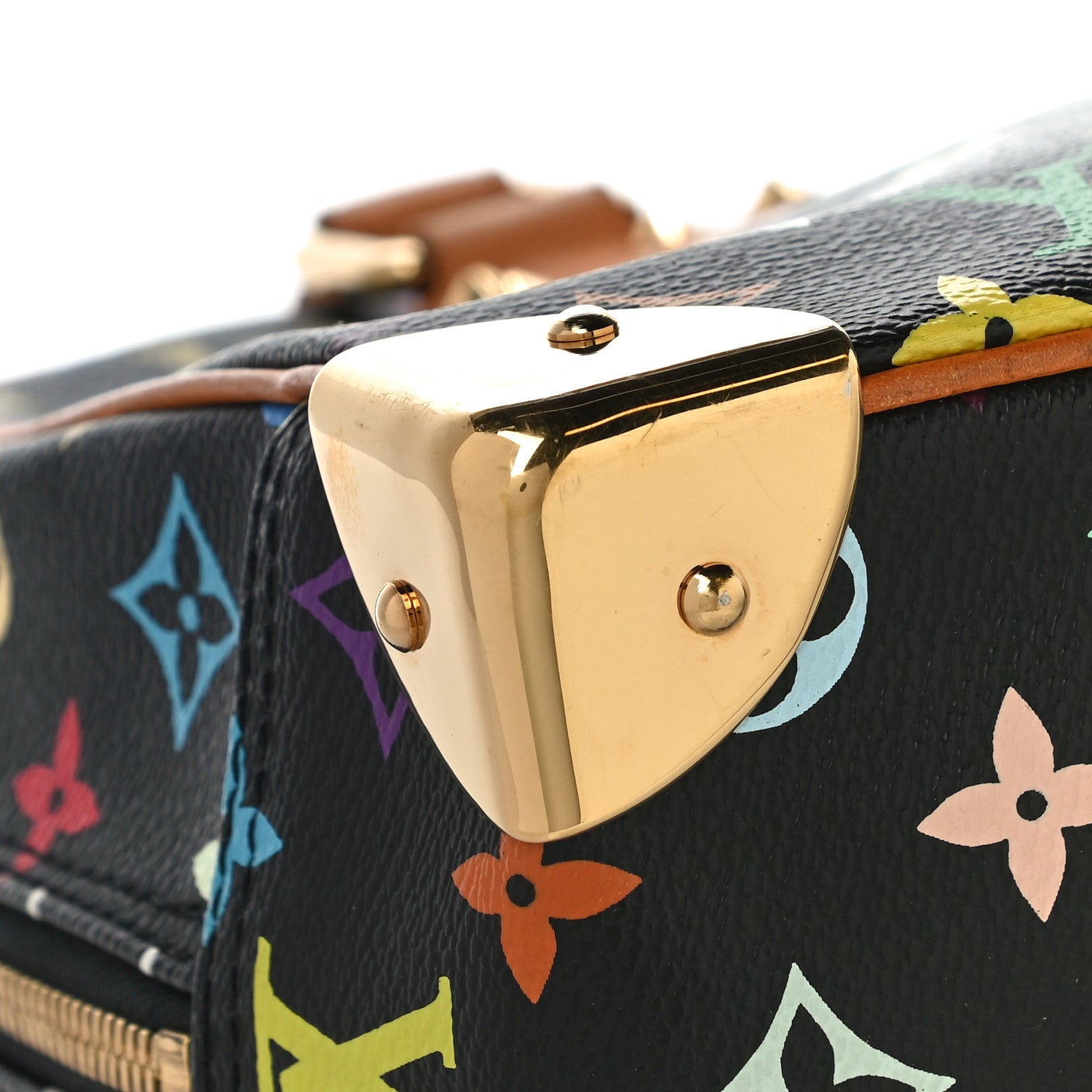 Louis Vuitton Monogram Multicolor Trouville Black 9 of 10