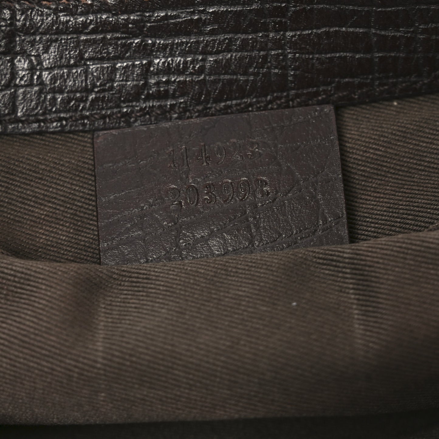 Monogram Horsebit Clutch Dark Brown