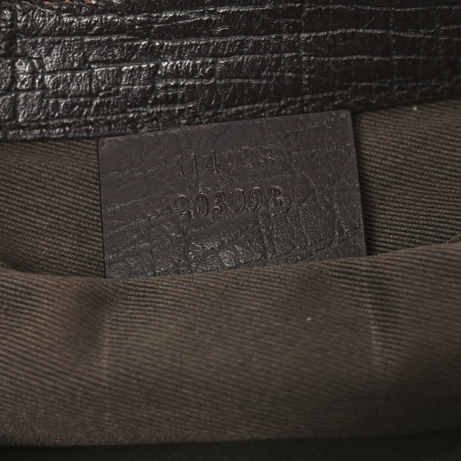 Gucci Monogram Horsebit Clutch Dark Brown 7 of 10