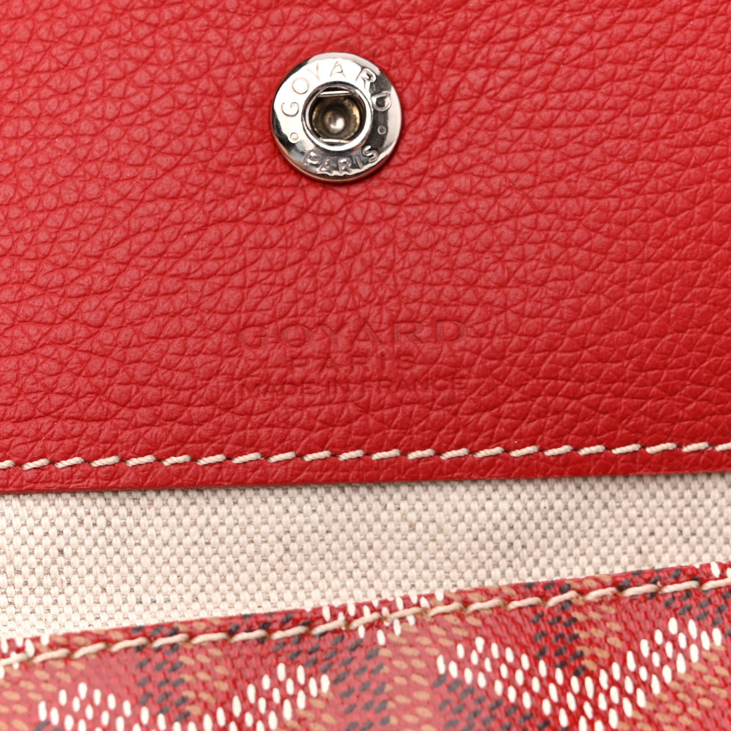 Goyard Goyardine Saint Louis GM Red 6 of 11