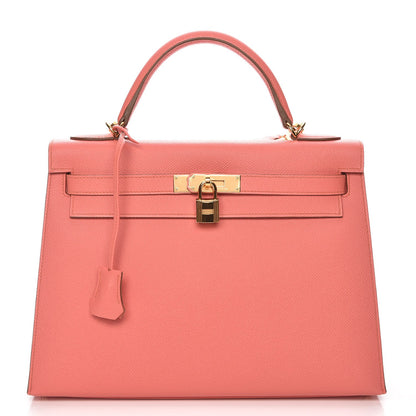 Hermes Epsom Kelly Sellier 32 Flamingo 1 of 32