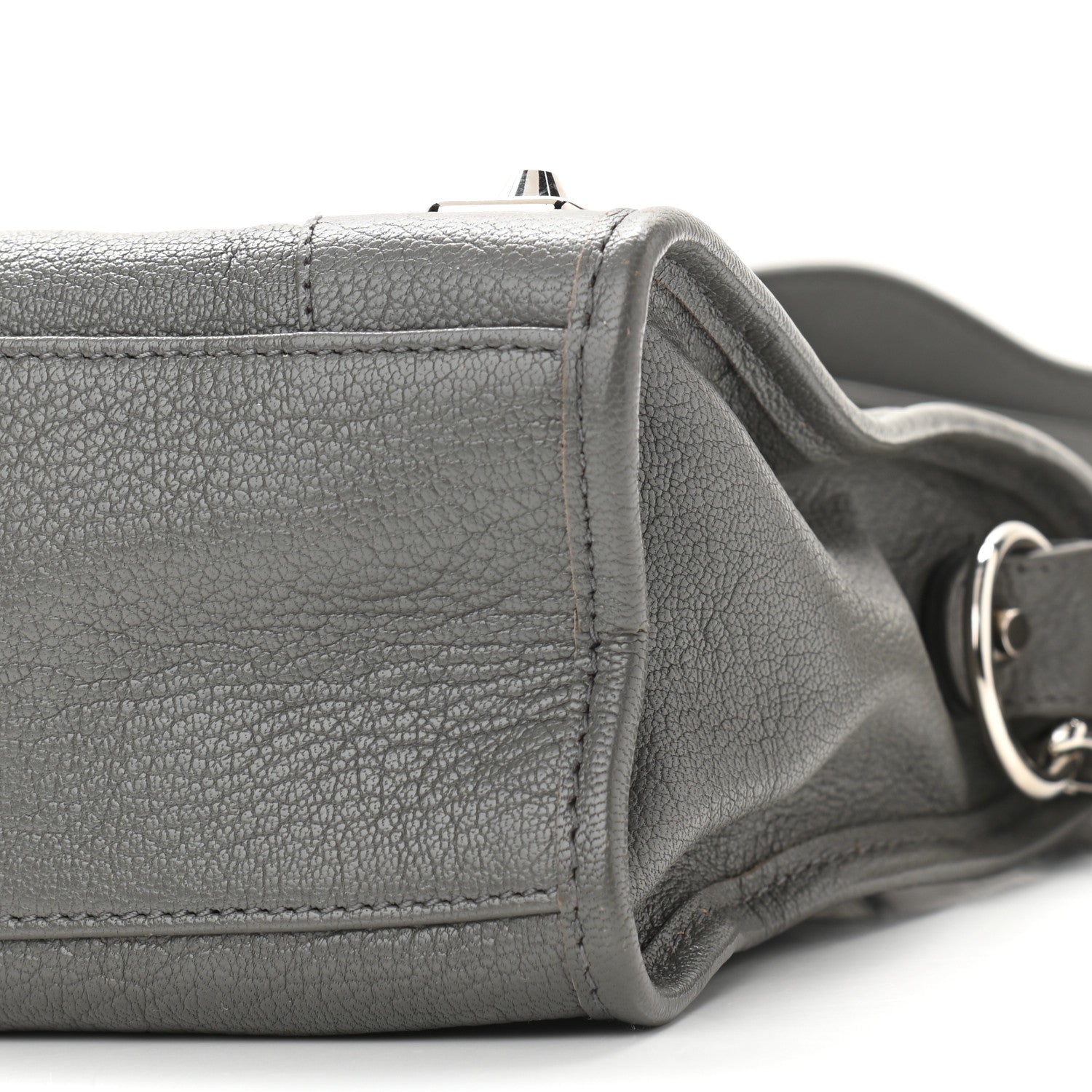 Balenciaga Chevre Gold Metallic Edge Hardware S City Gris Acier 12 of 12