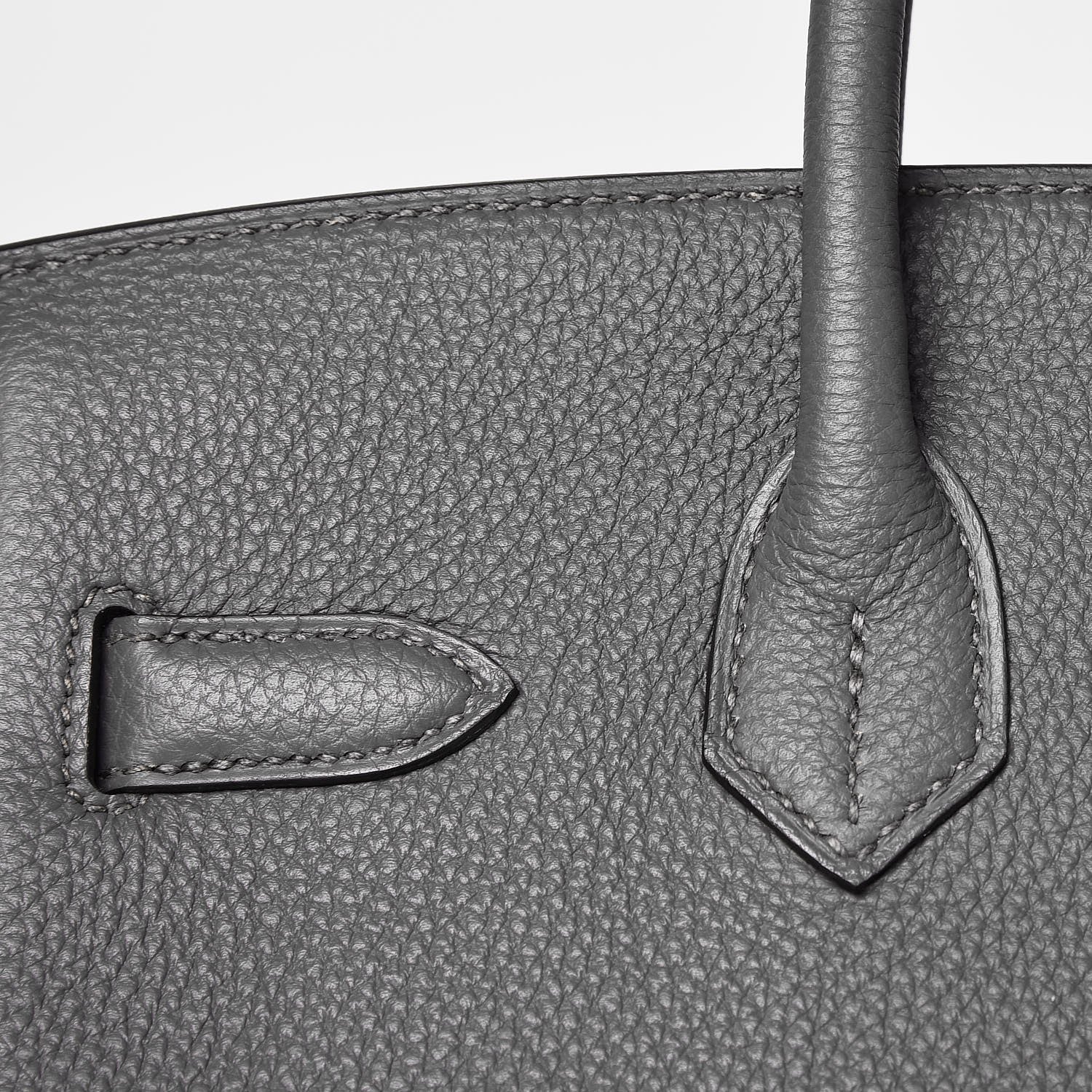 Hermes Togo Birkin 30 Etain 31 of 37