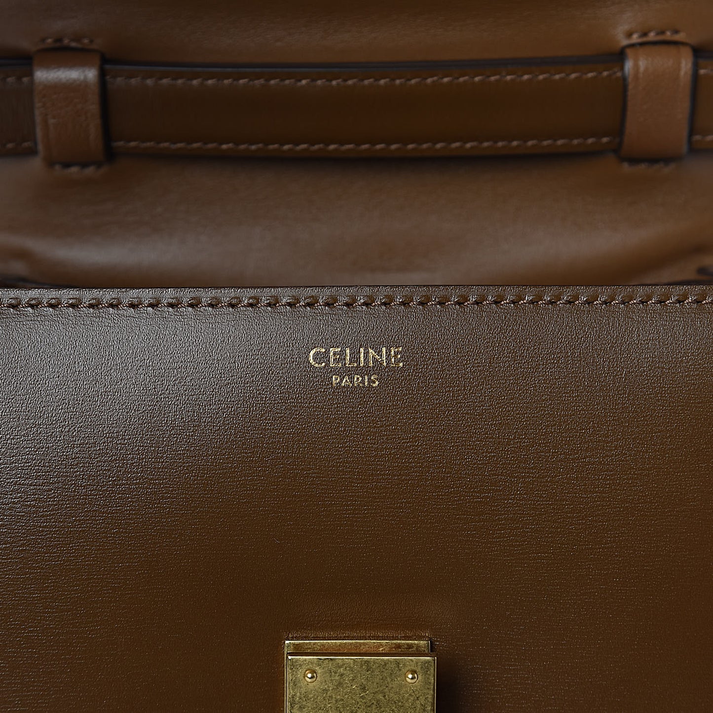 Box Calfskin Small Classic Box Flap Bag Camel