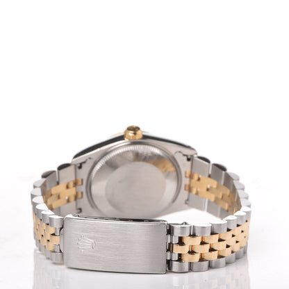 Rolex Stainless Steel 18K Yellow Gold Diamond 31mm Oyster Perpetual Datejust Watch Champagne 68273 4 of 7