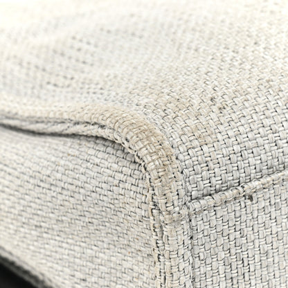 Chanel Woven Straw Raffia Small Deauville Messenger Grey 11 of 13
