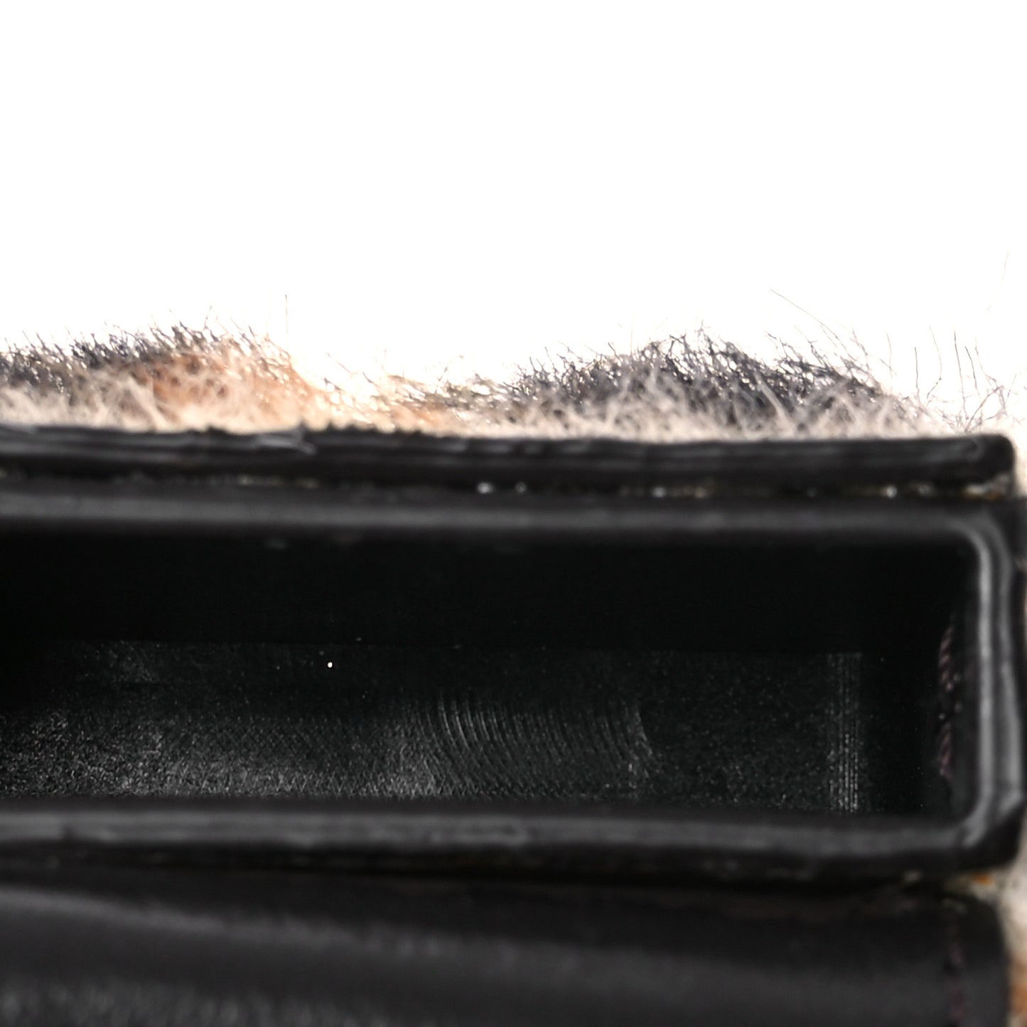 Calf Hair Mini Baguette Charm