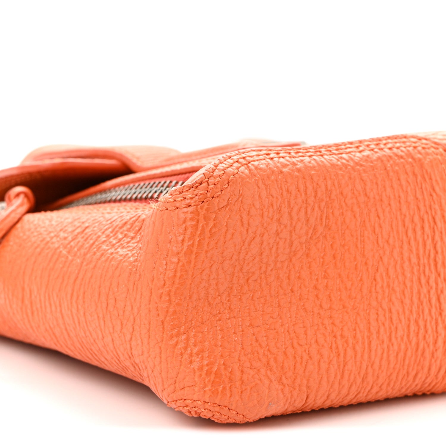 3.1 Phillip Lim Textured Calfskin Mini Pashli Satchel Orange 9 of 12