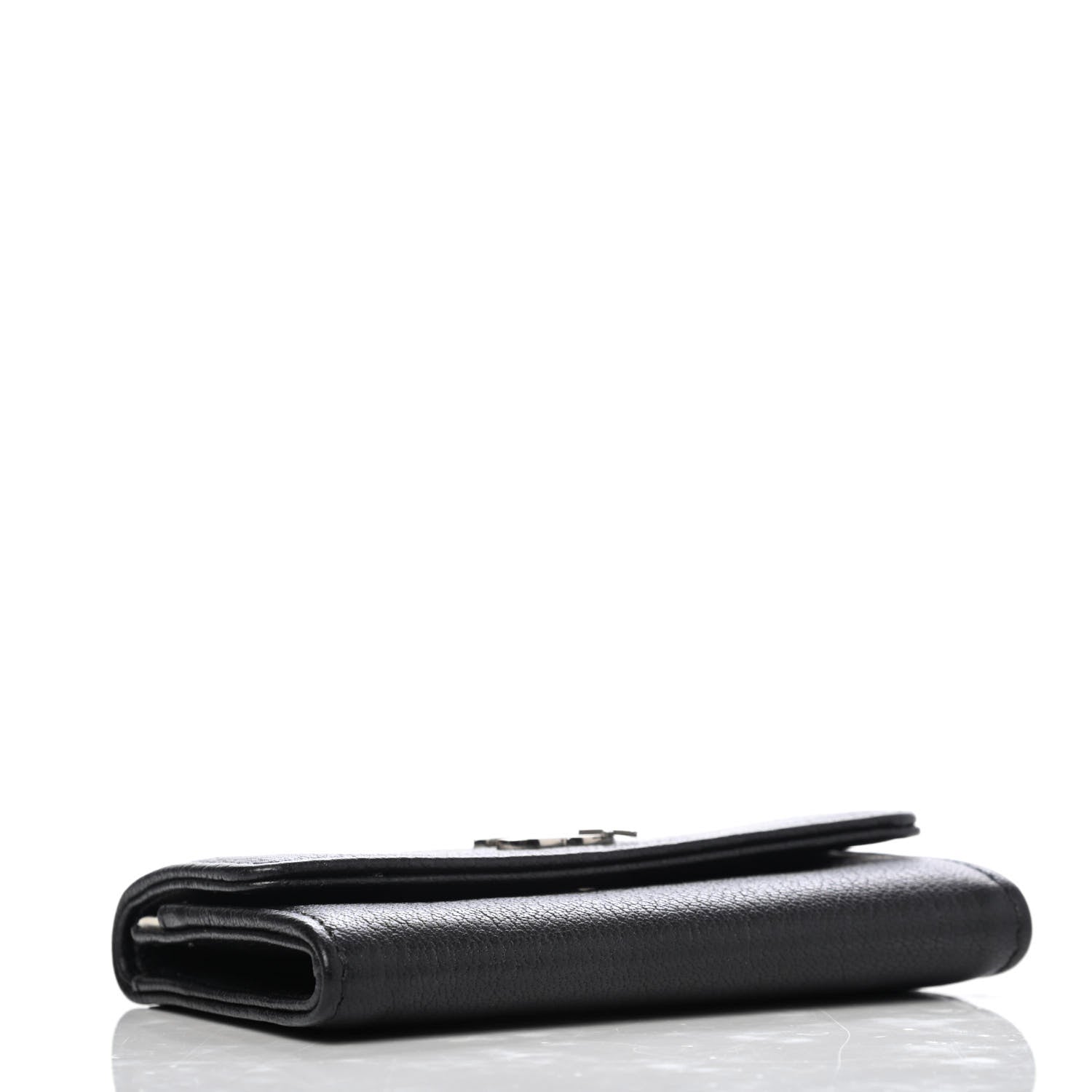 Chanel Goatskin CC Flap Card Holder Black 3 of 4