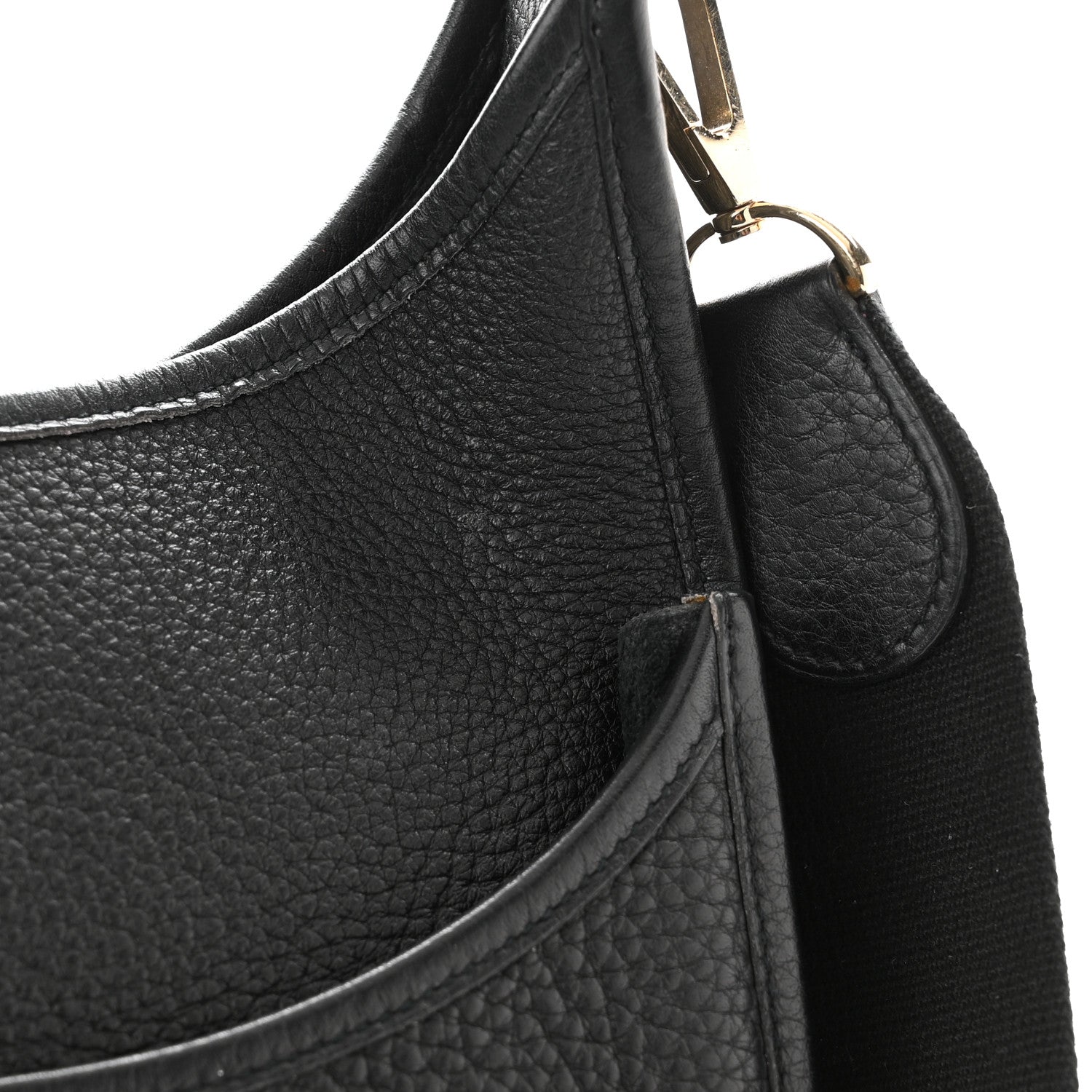 Hermes Taurillon Clemence Evelyne II TGM Black 8 of 10