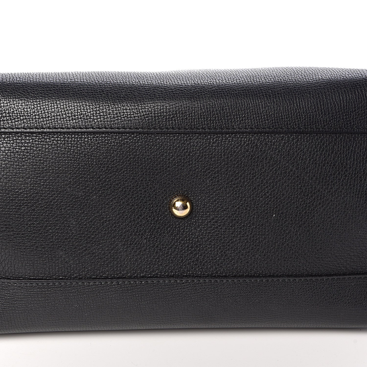 Burberry Grainy Calfskin House Check Medium Banner Tote Black 13 of 16