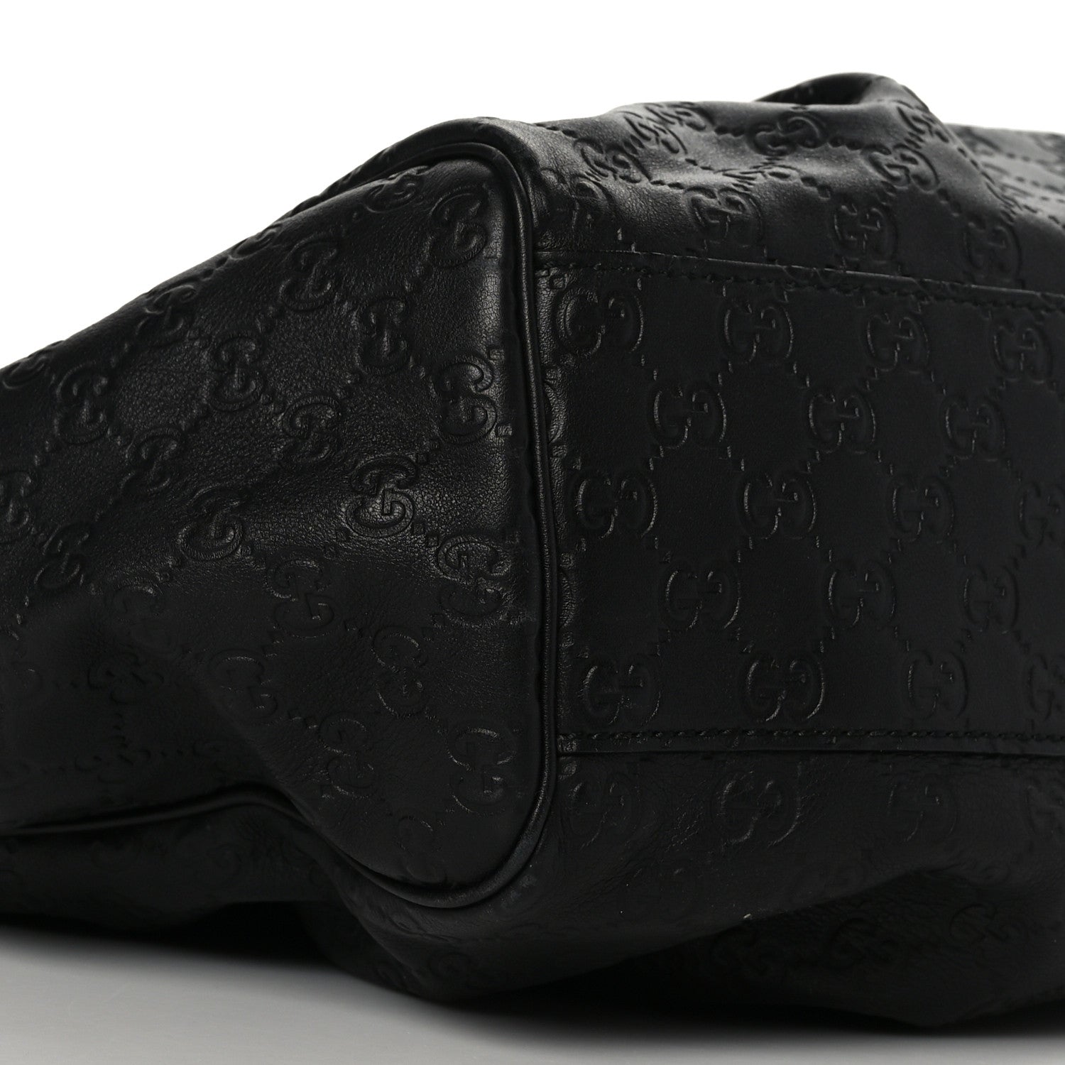 Gucci Guccissima Large Sukey Tote Black 8 of 9
