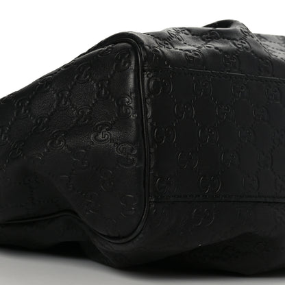 Gucci Guccissima Large Sukey Tote Black 8 of 9