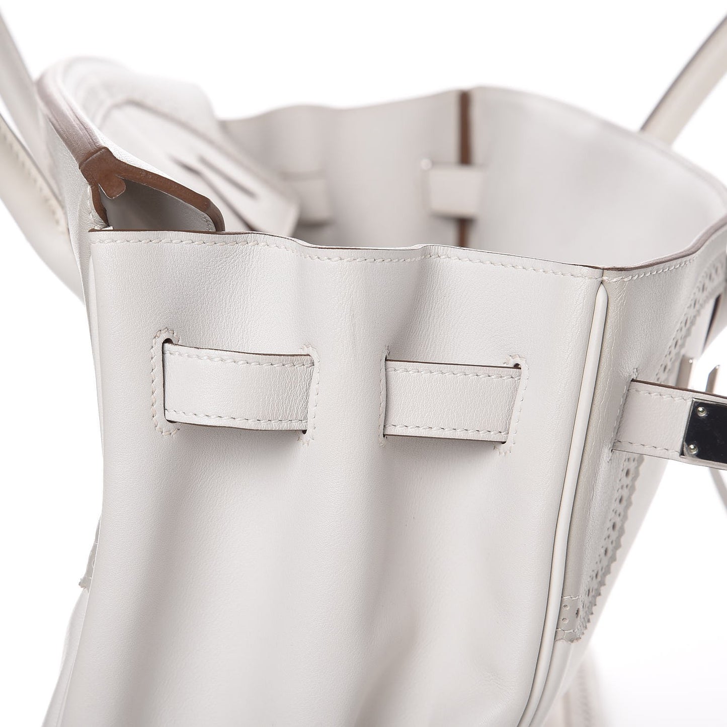 Swift Ghillies Birkin 35 White Gris Perle
