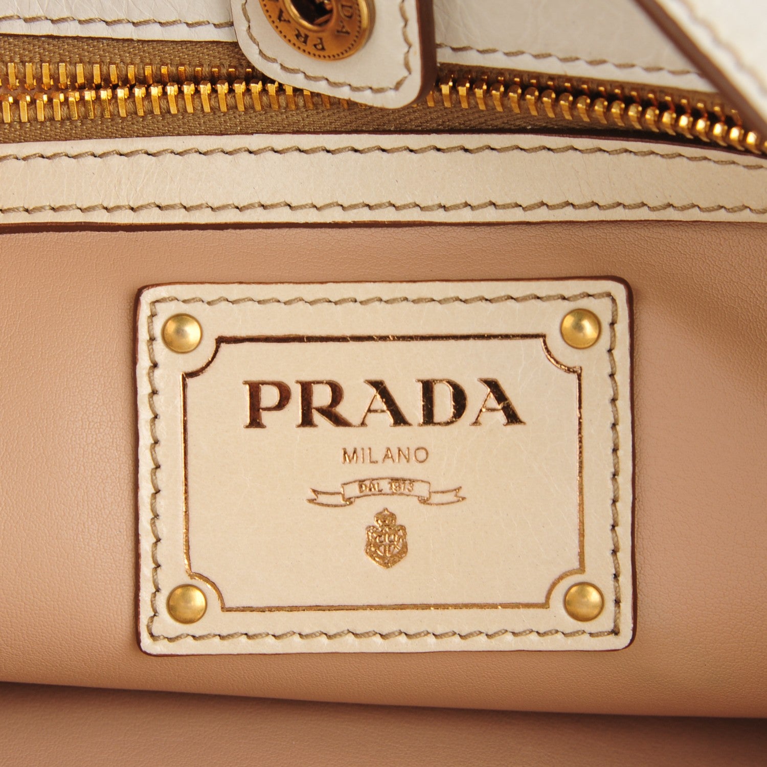 Prada Vitello Shine Hobo Talco 6 of 8