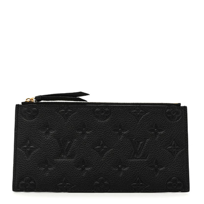 Louis Vuitton Empreinte Felicie Chain Wallet Zippered Insert Black 1 of 6