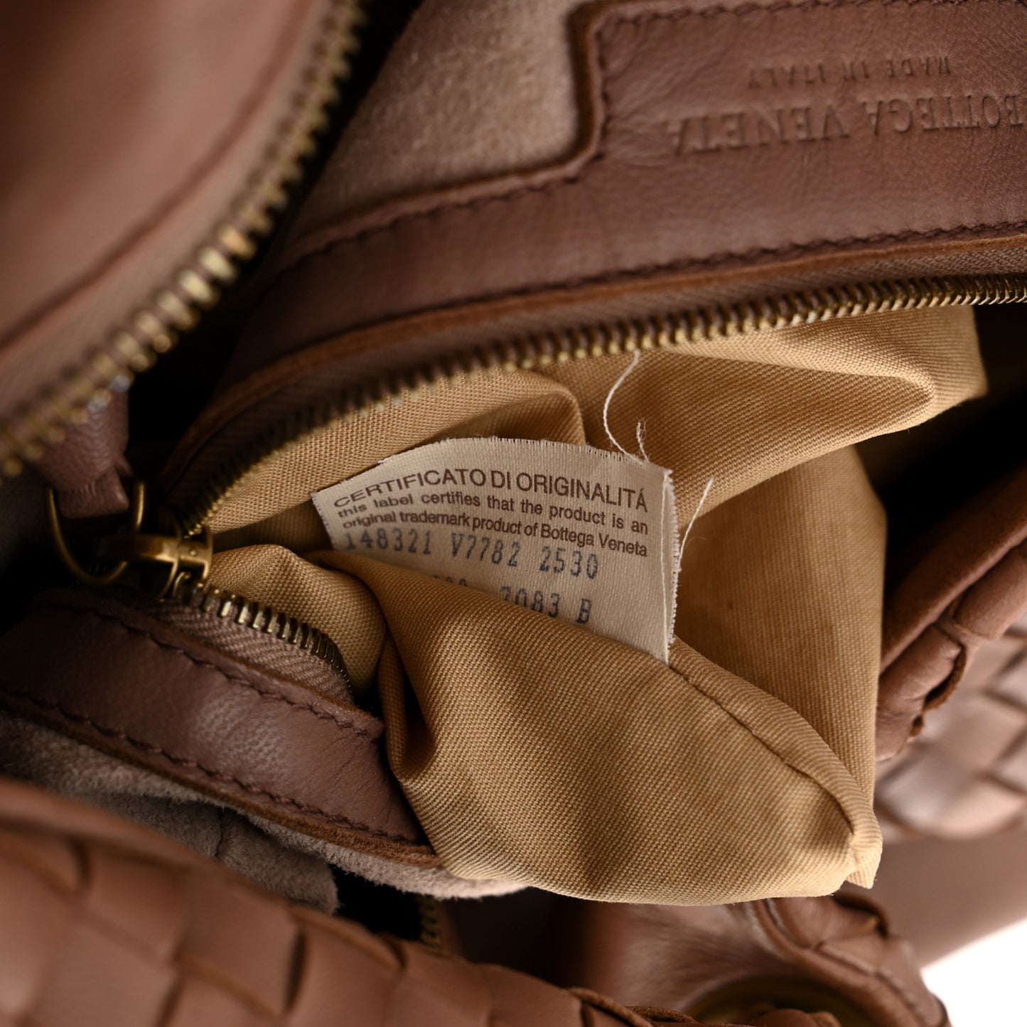 Nappa Intrecciato Large Knot Hobo Old Petra