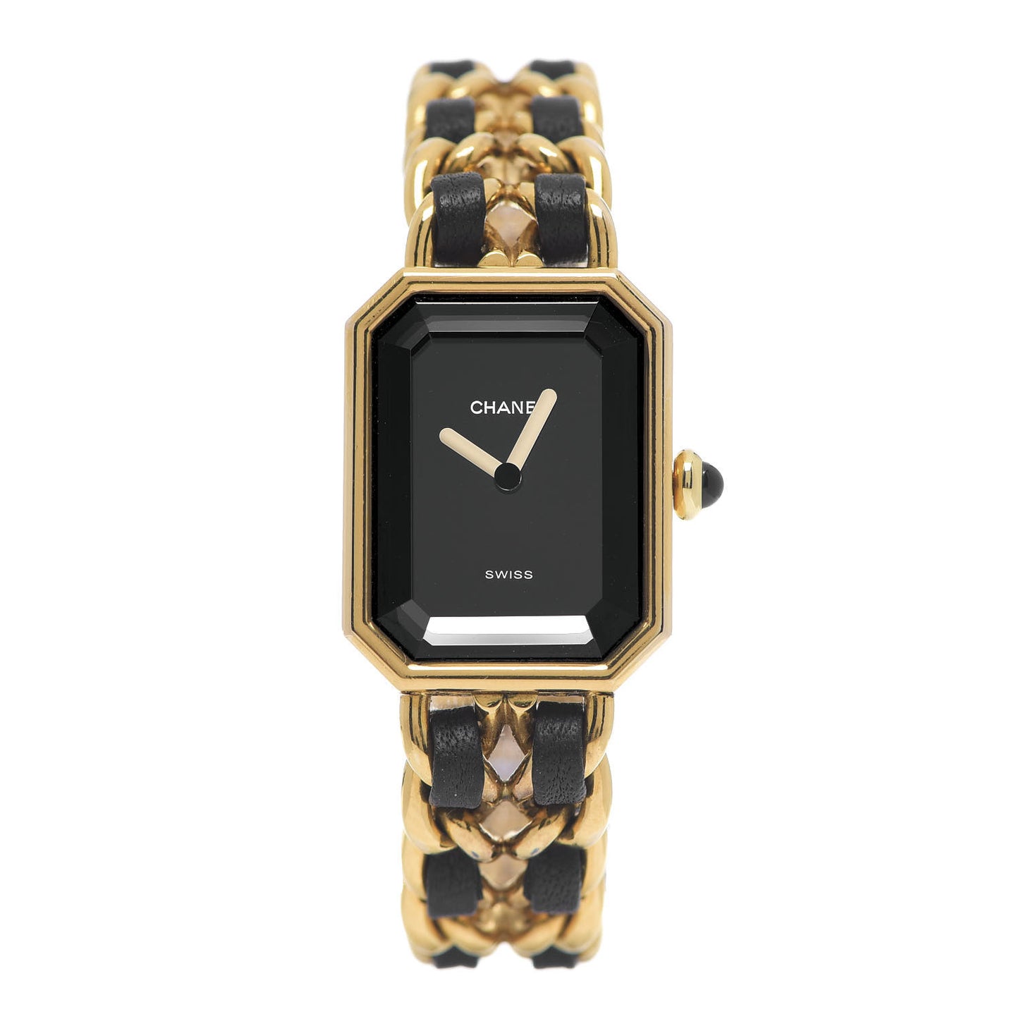 Stainless Steel Lambskin 20mm Chain Premiere Quartz Watch Gold L