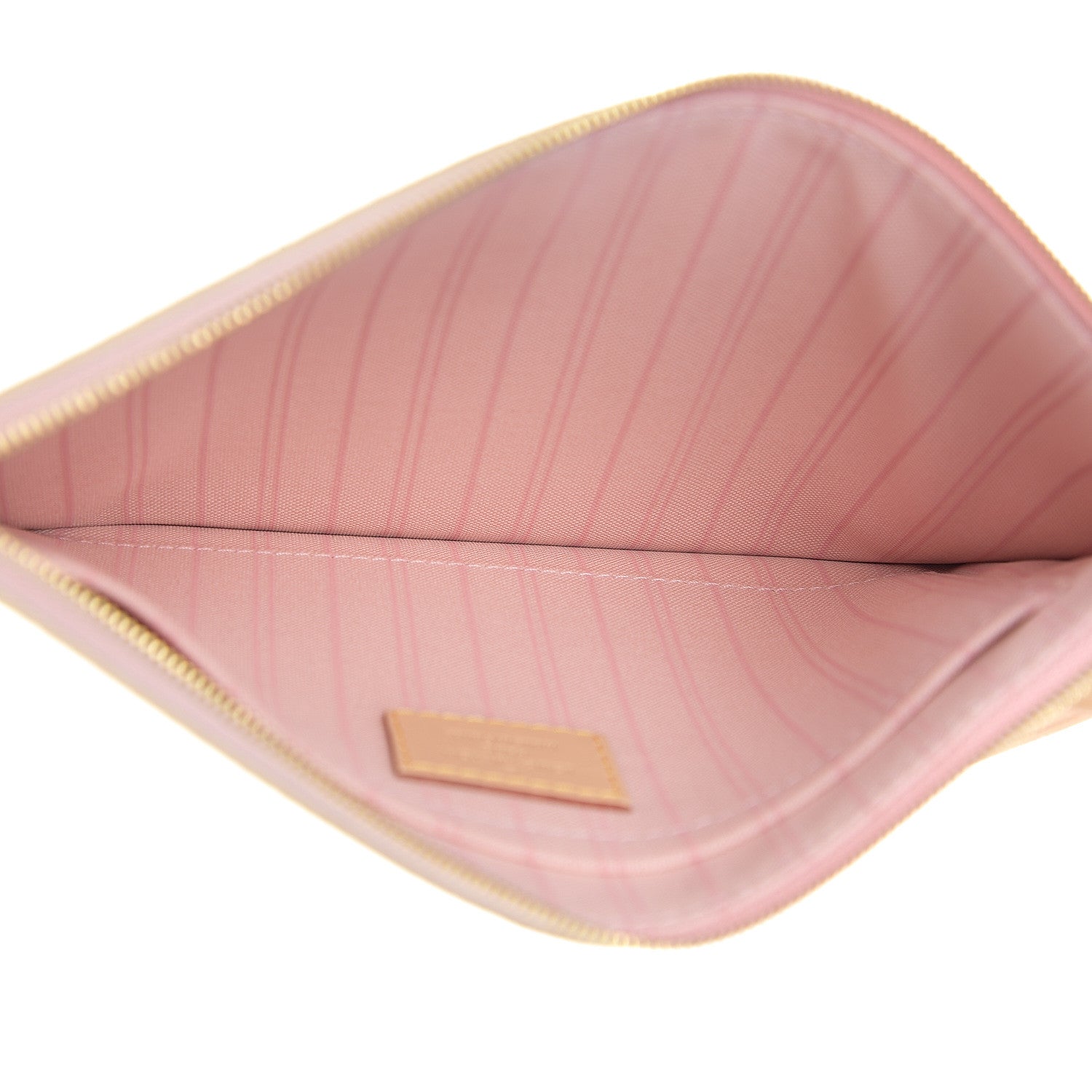 Louis Vuitton Damier Azur Neverfull MM GM Pochette Rose Ballerine 4 of 6