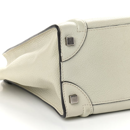 Celine Drummed Calfskin Micro Luggage Lune 8 of 9