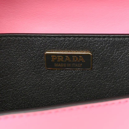 Prada City Calf Saffiano Cahier Bag Fuxia Black 6 of 9