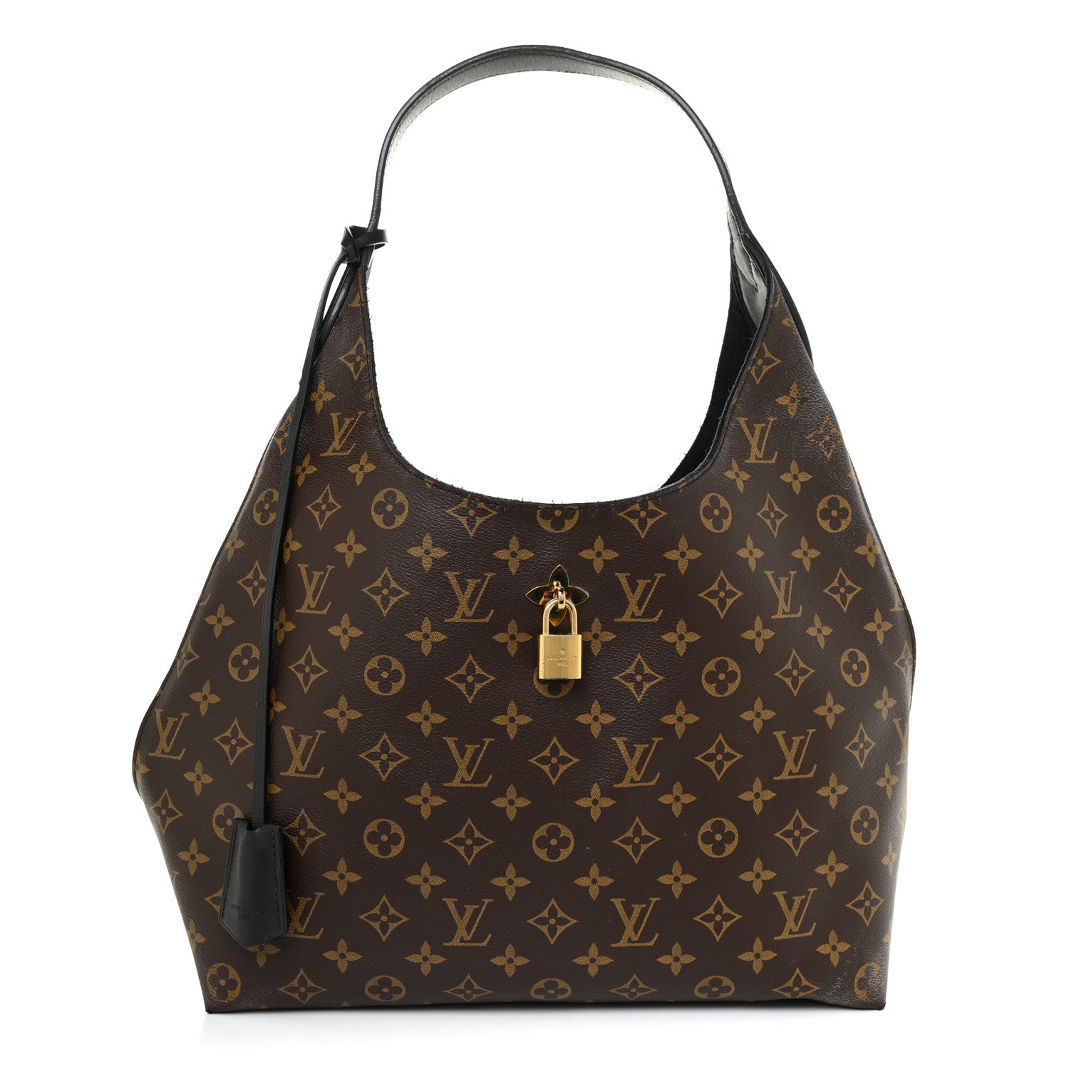 Louis Vuitton Monogram Flower Hobo Black 1 of 19