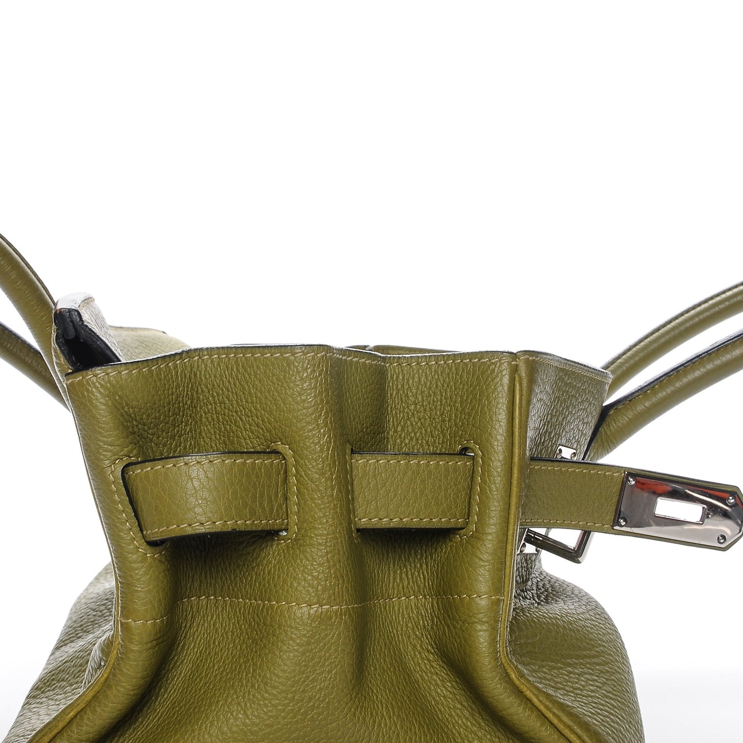 Taurillon Clemence JPG Birkin 42 Chartreuse