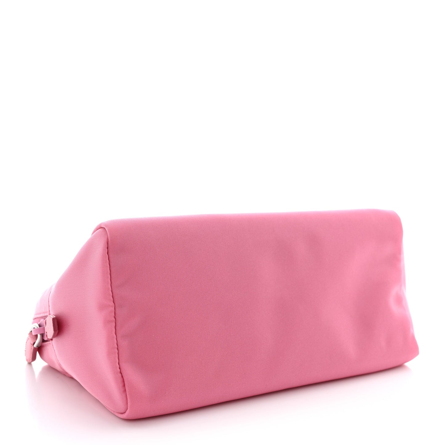 Tessuto Nylon Vela Saffiano Necessaire Wristlet Pouch Begonia