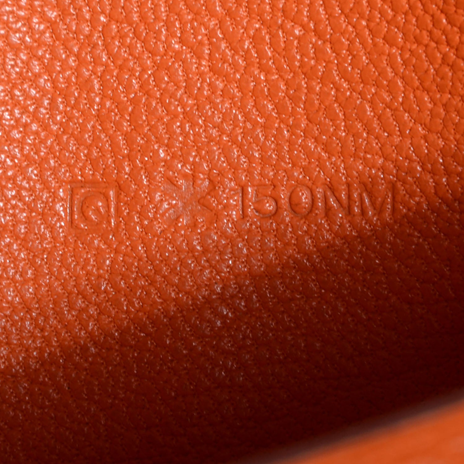 Hermes Chèvre Mysore Azap Combined Long Wallet Orange 9 of 9