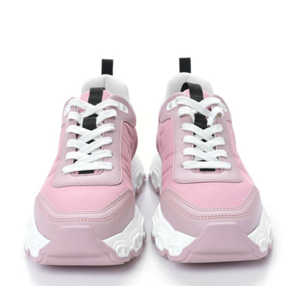 Hermes Parachute Fabric Calfskin Impulse Sneakers 40 Rose Porcelaine 2 of 7