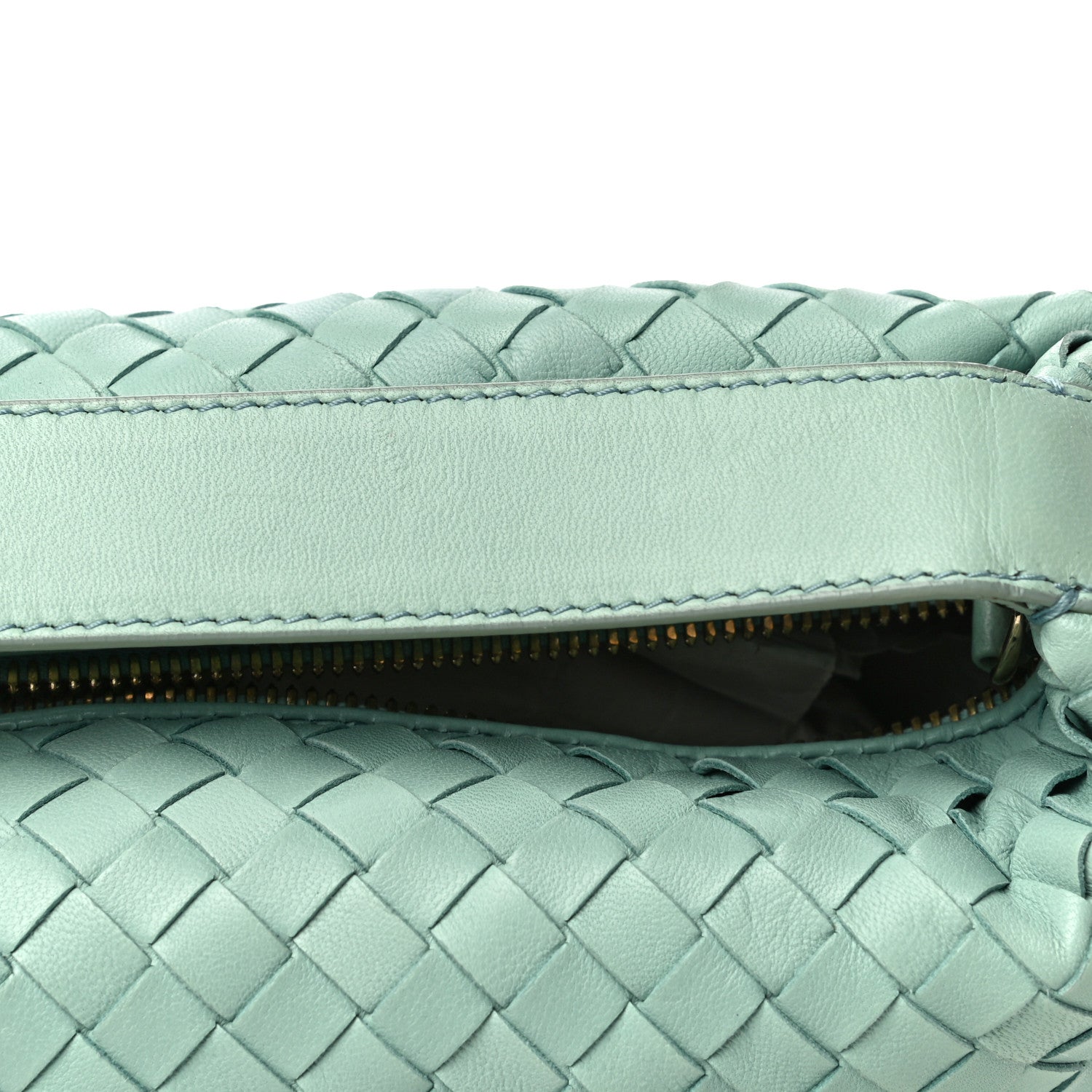 Bottega Veneta Nappa Intrecciato Large Cosmetic Case Green 12 of 13