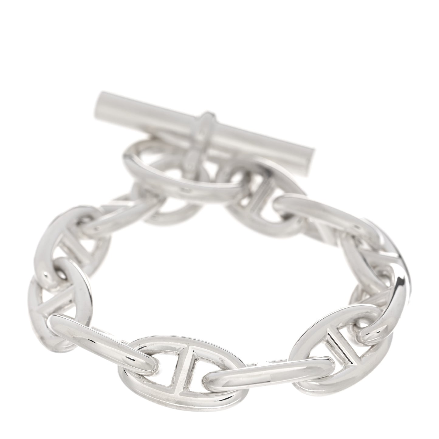 Sterling Silver GM Chaine d'Ancre Bracelet