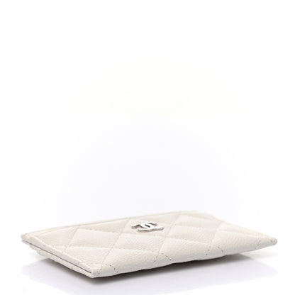 Chanel Caviar Quilted Card Holder White 4 of 8