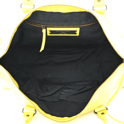 Balenciaga Agneau Classic Hardware Work Jaune Poussin 5 of 12