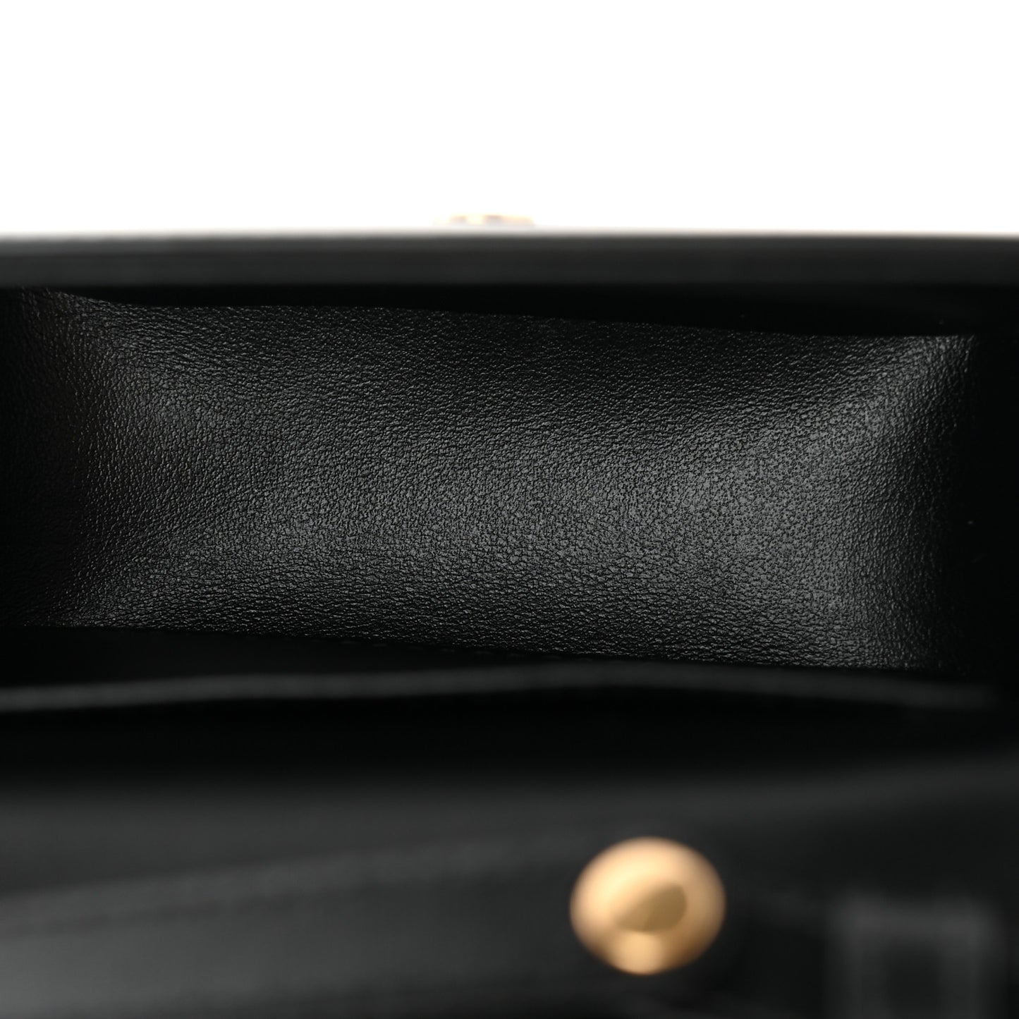 Shiny Calfskin Mini Claude Black