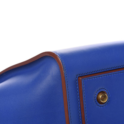 Celine Natural Calfskin Large Tie Knot Tote Royal Blue 10 of 18