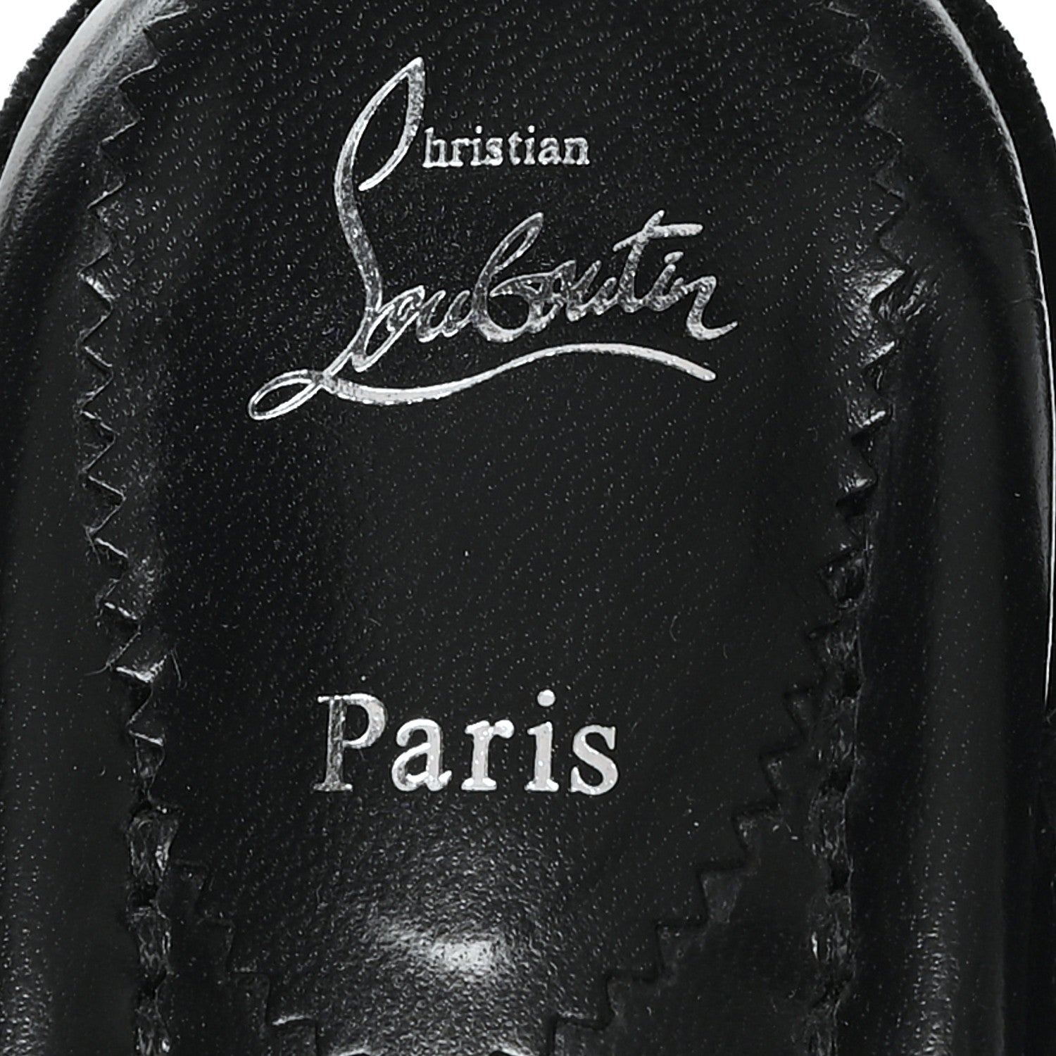 Christian Louboutin Veau Velours Miss Sabina 85 Sandals 41 Black 8 of 9
