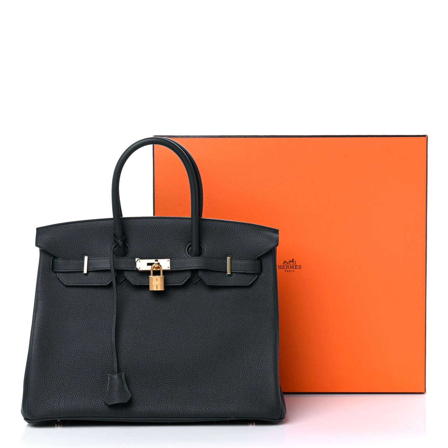 Togo Birkin 35 Vert Cypress
