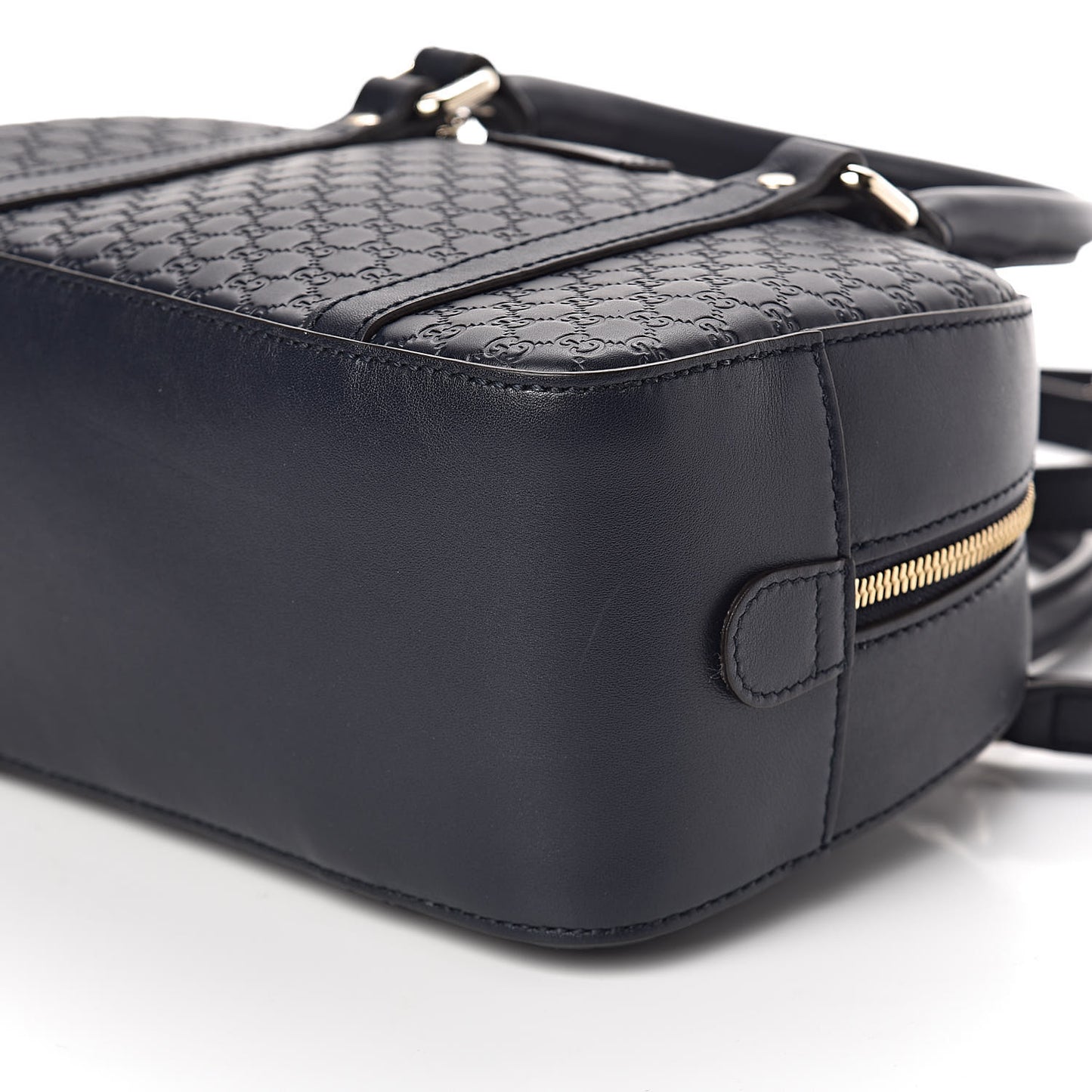 Soft Microguccissima Small Crossbody Bag Blue