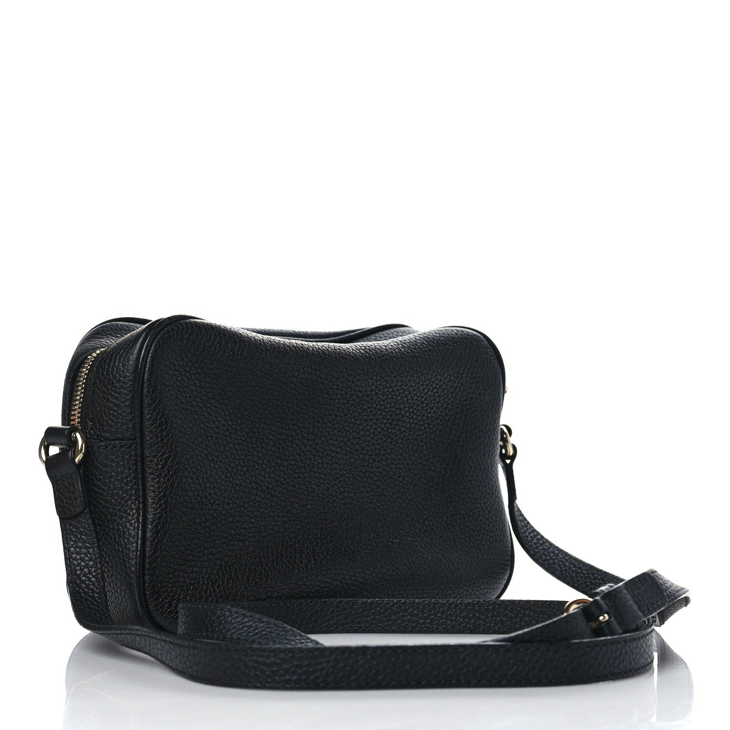 Gucci Pebbled Calfskin Small Soho Disco Bag Black 3 of 12