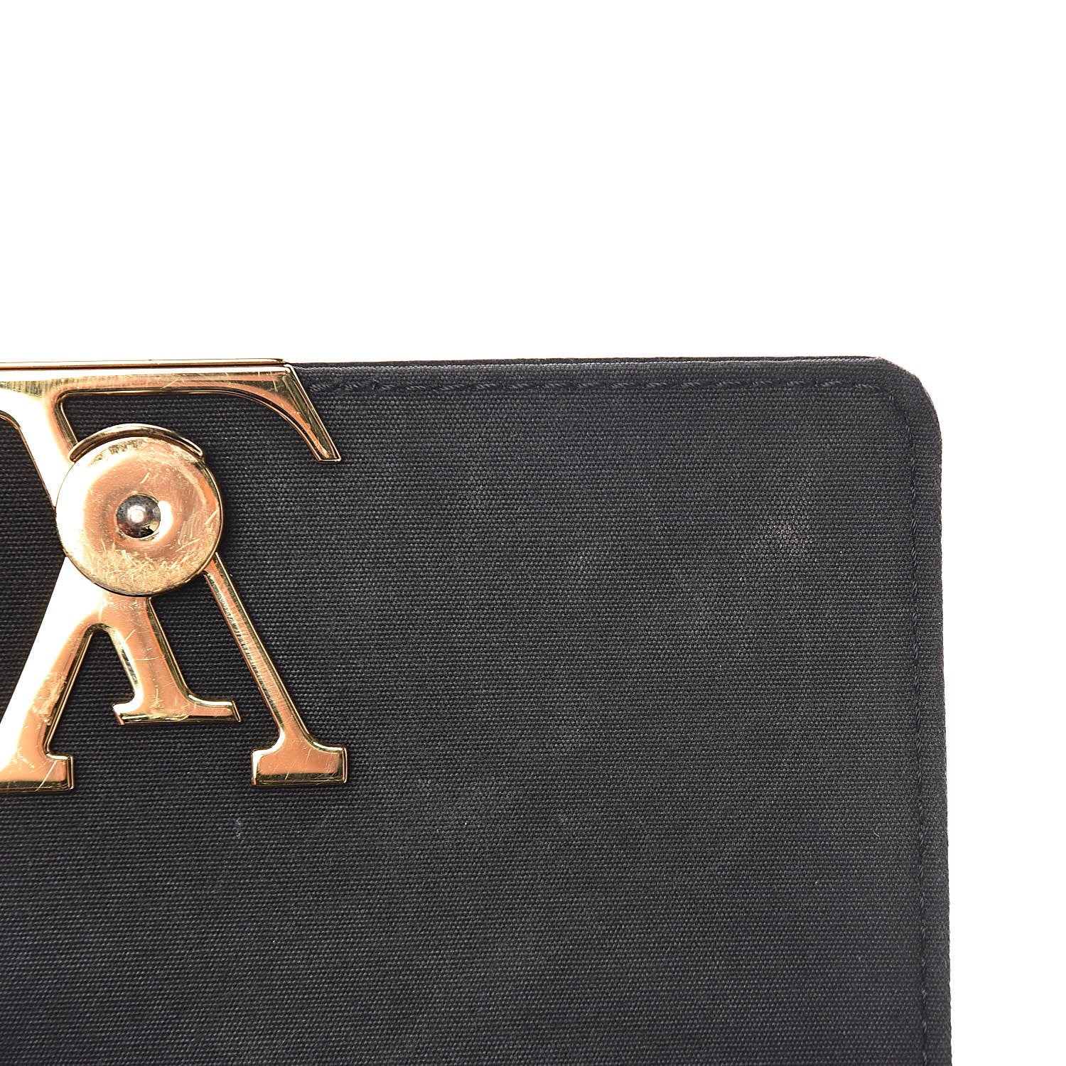 Louis Vuitton Patent Louise PM Chain Clutch Black 8 of 12