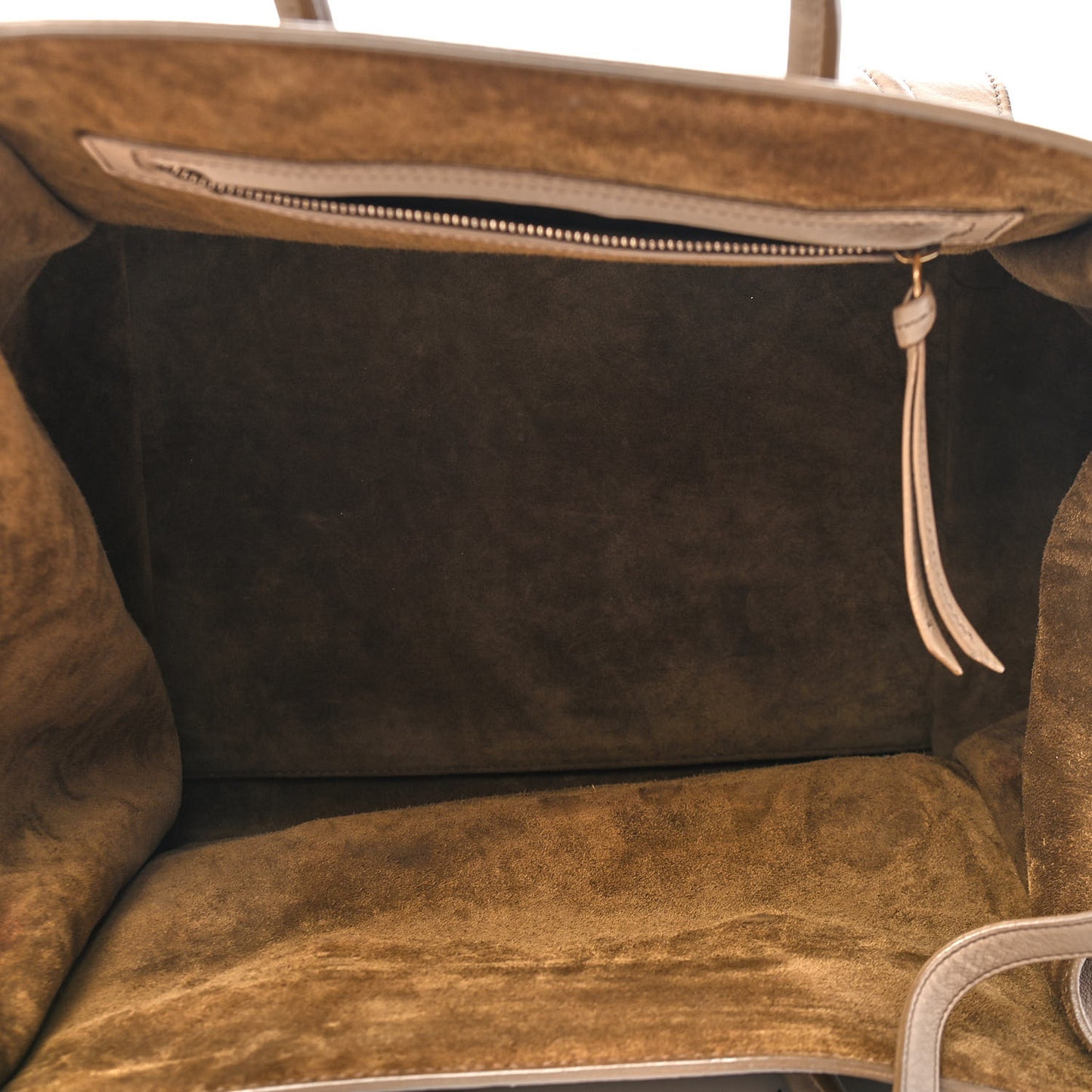 Supple Calfskin Medium Phantom Luggage Taupe
