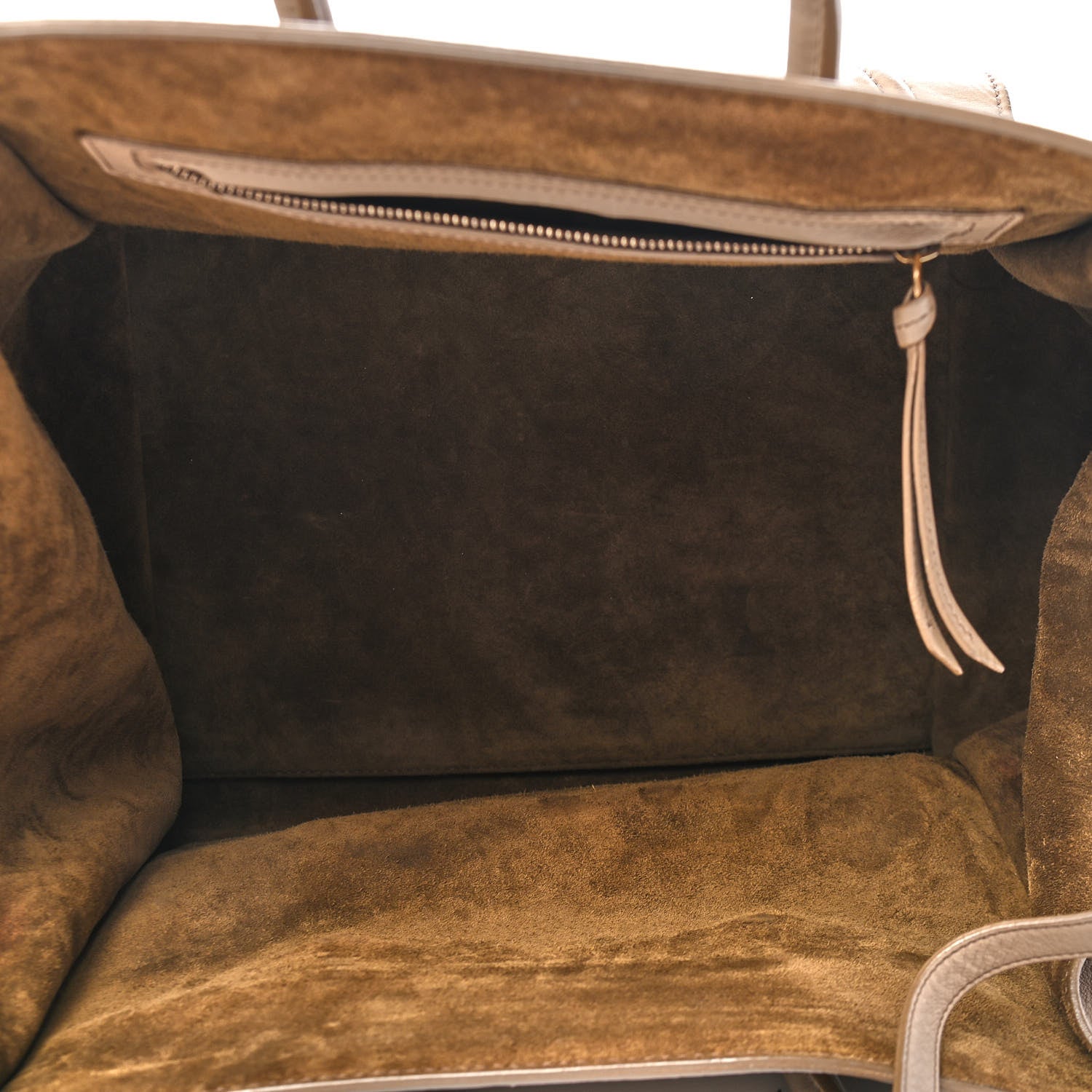 Celine Supple Calfskin Medium Phantom Luggage Taupe 4 of 9