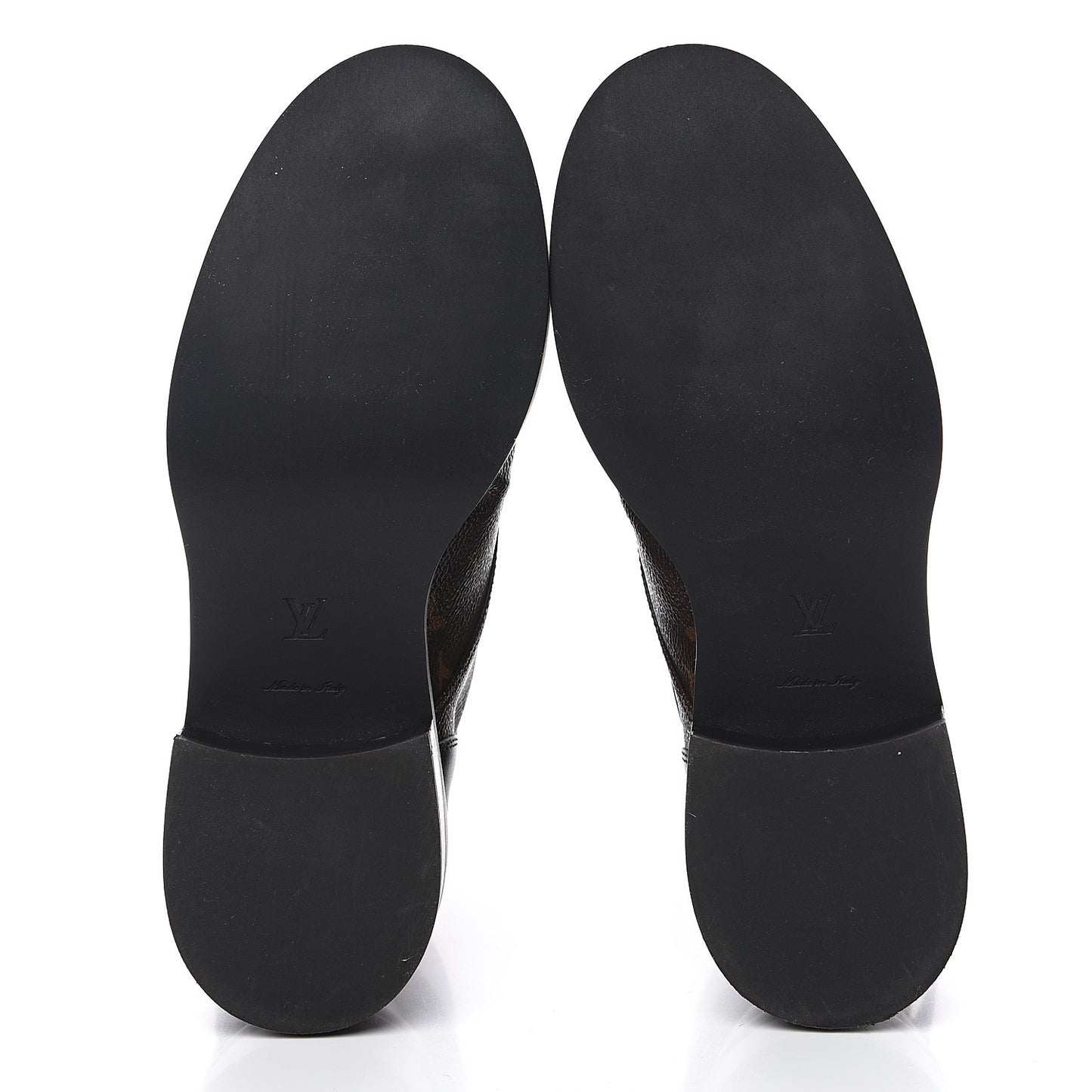Calfskin Monogram Wonderland Flat Ranger Boots 37.5 Black