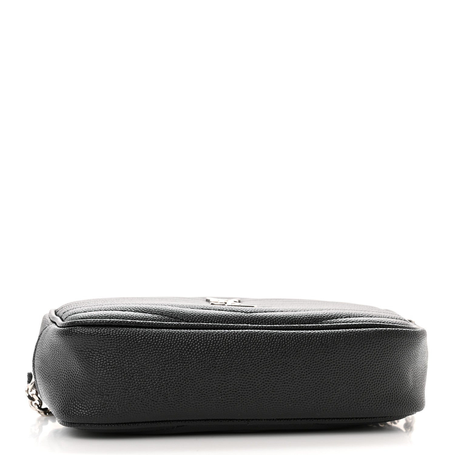 Saint Laurent Grain De Poudre Matelasse Monogram Mini Lou Camera Bag Black 4 of 11