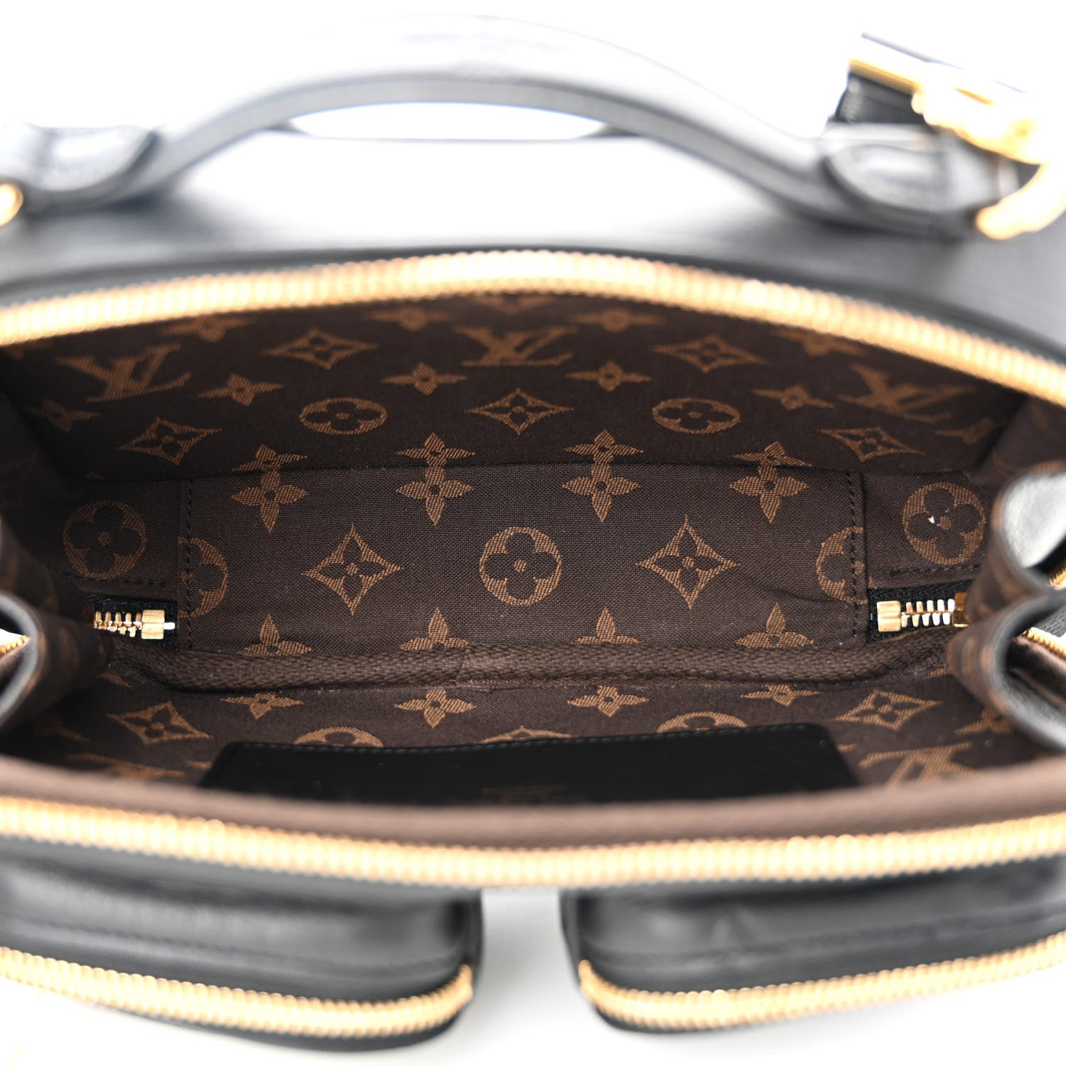 Louis Vuitton Calfskin Monogram Embossed Utility Crossbody Black 5 of 12