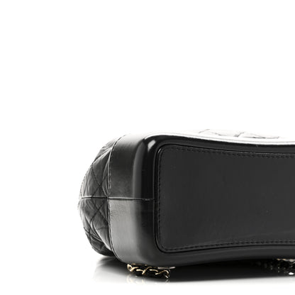 Chanel Aged Calfskin Quilted Small Gabrielle Backpack Black 9 of 10